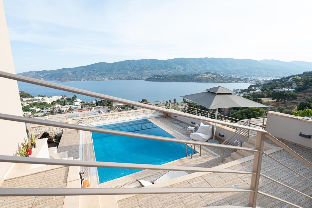 Kalavria Luxury Suites, Afroditi With Magnificent Sea View And Private Swimming Pool. Poros Town