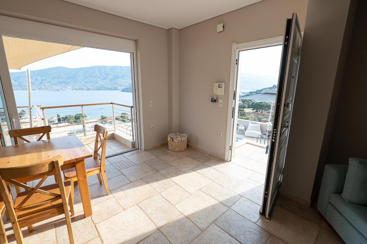 Villa Kalavria Luxury Suites, Afroditi With Magnificent Sea View And Private Swimming Pool. *